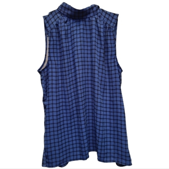 Ann Taylor Tops - Ann Taylor Women's Blue Sleeveless Blouse - Size XS